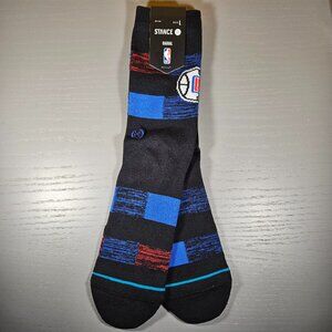 Stance NBA Los Angeles Clippers Cryptic Casual Crew Socks Men's Size Large 9-13